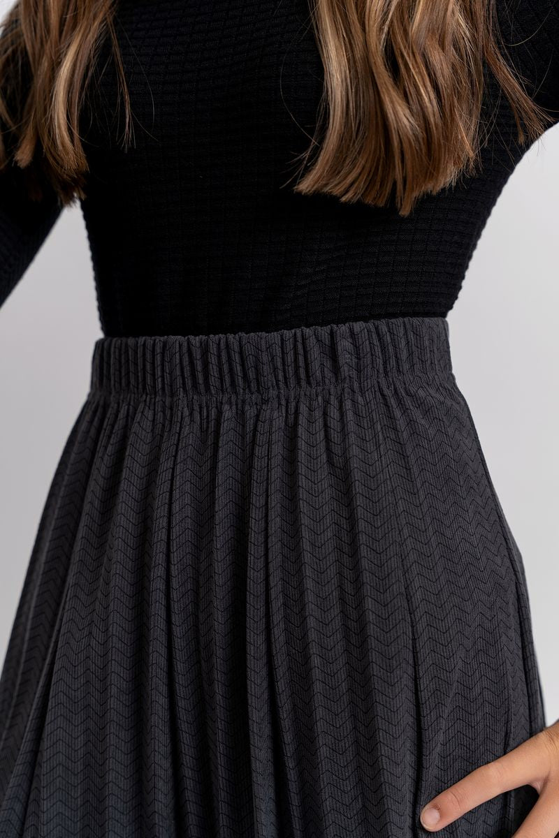 CORDUROY CRINKLE SKIRT