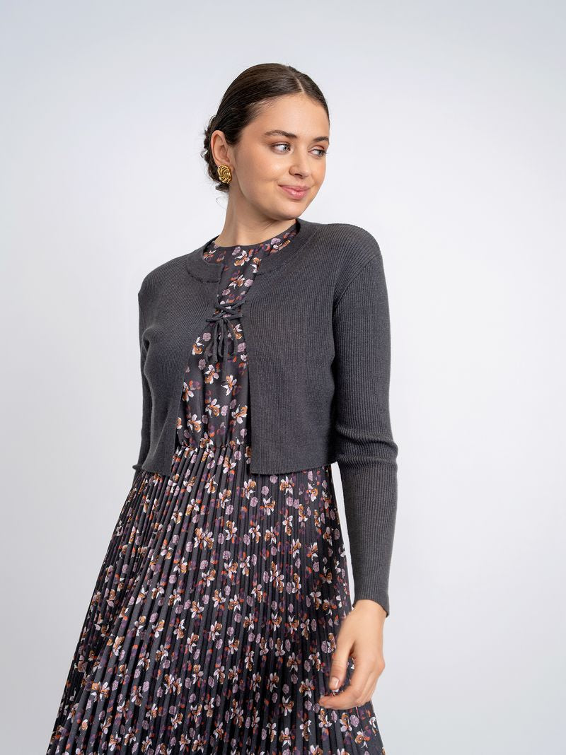 FLORAL WOVEN JUMPER