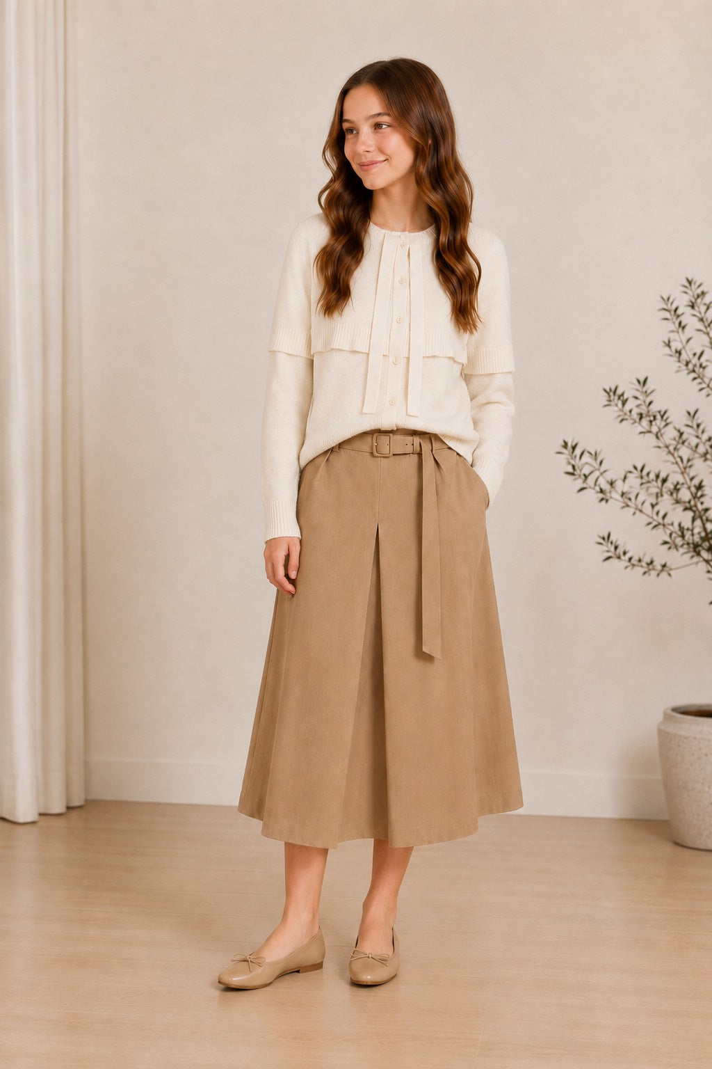 CAPE KNIT CARDIGAN