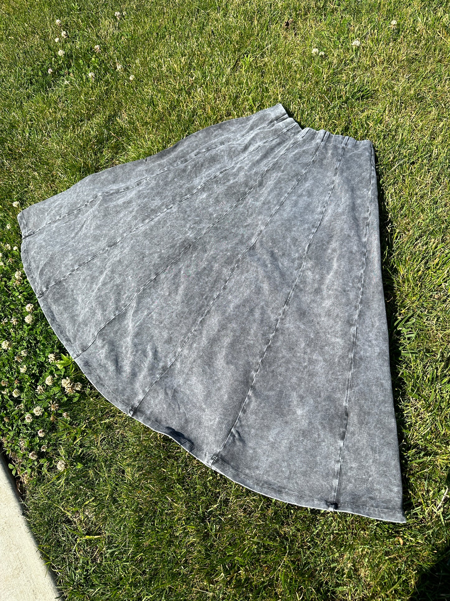 KIKI RIKI DENIM WASH SKIRT 32”