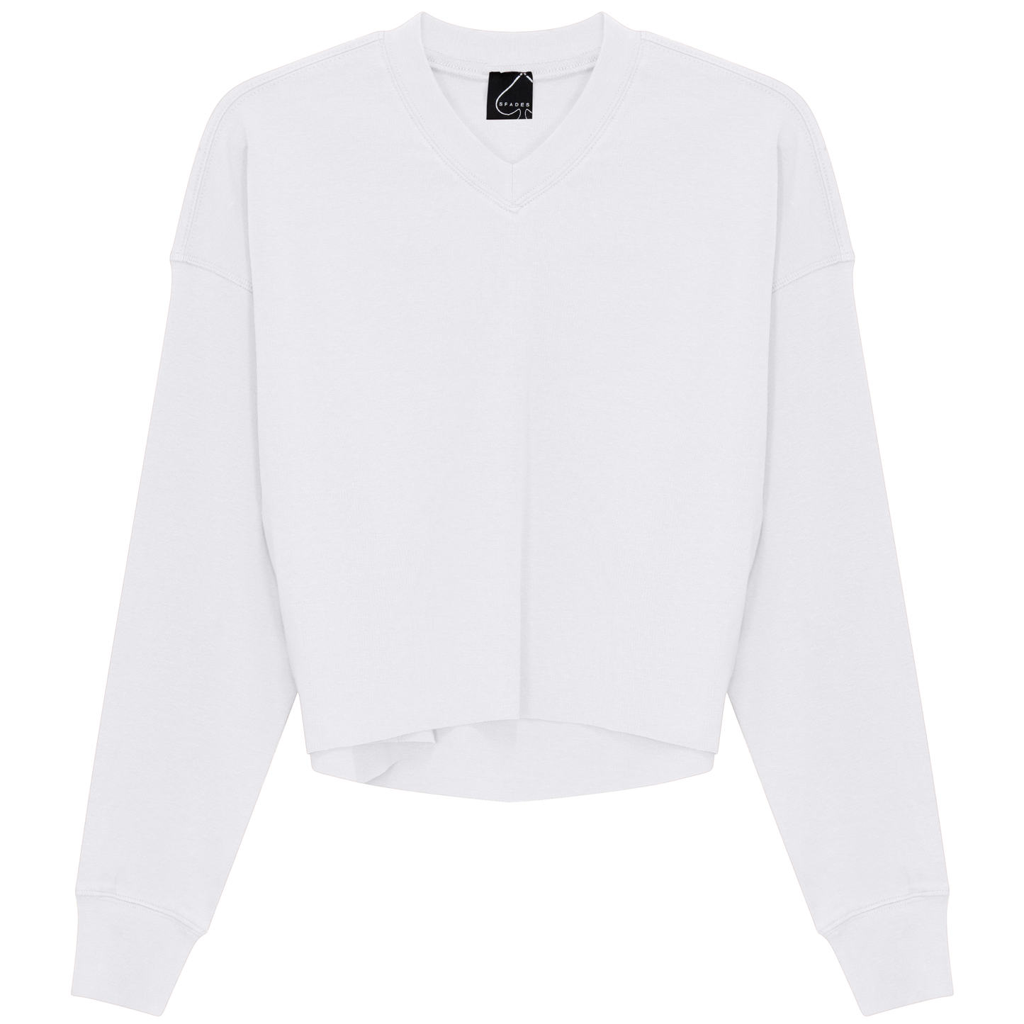 CROP V-NECK TOP