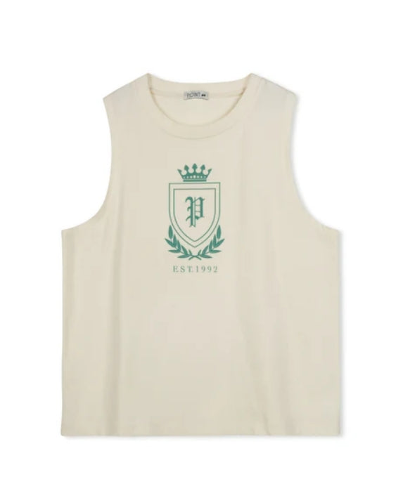 POINT GRAPHIC COTTON TANK