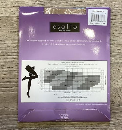 ESATTO STOCKINGS LIGHT CONTROL / SLEEK SHEER 12 DENIER