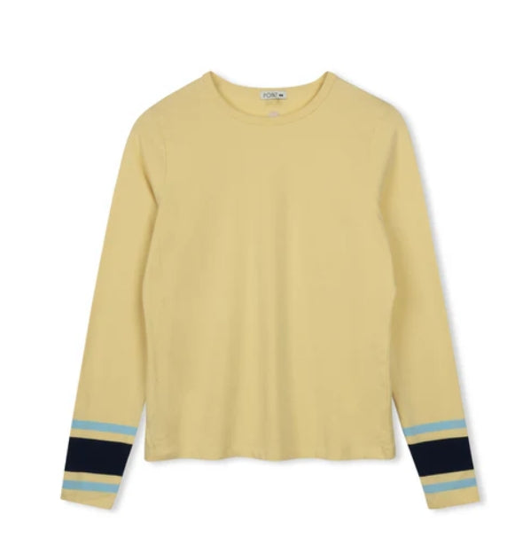 POINT BOXY STRIPE TEE