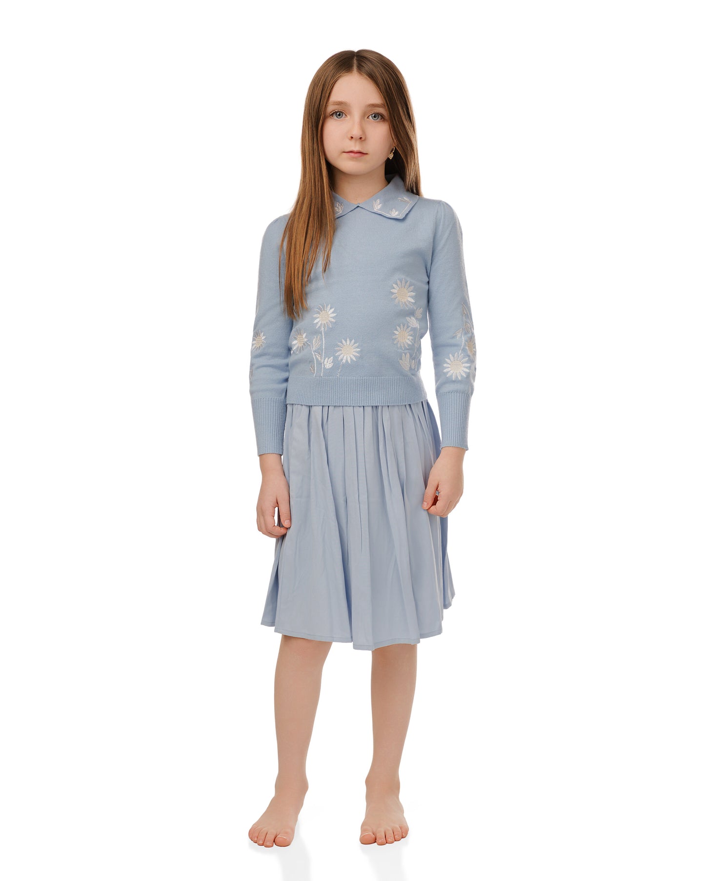 LIGHT BLUE EMBROIDERY SET