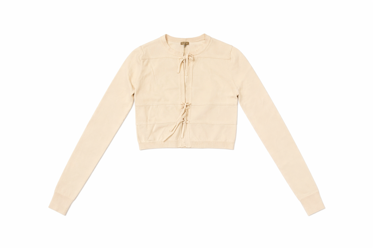 LIGHT TIE CROPPED CARDIGAN