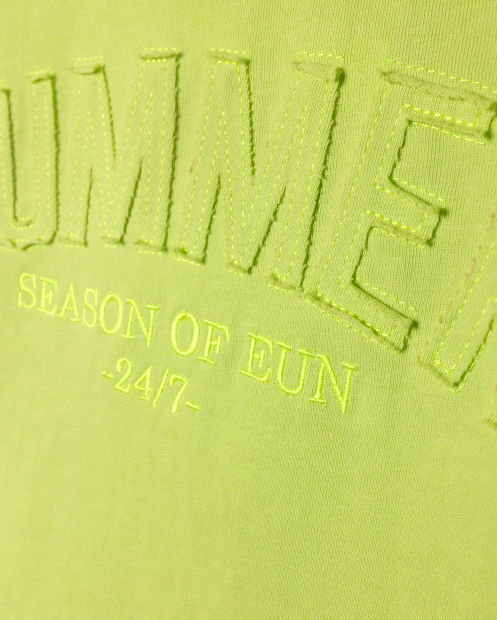 DONNY SELF FABRIC DETAILED TEE