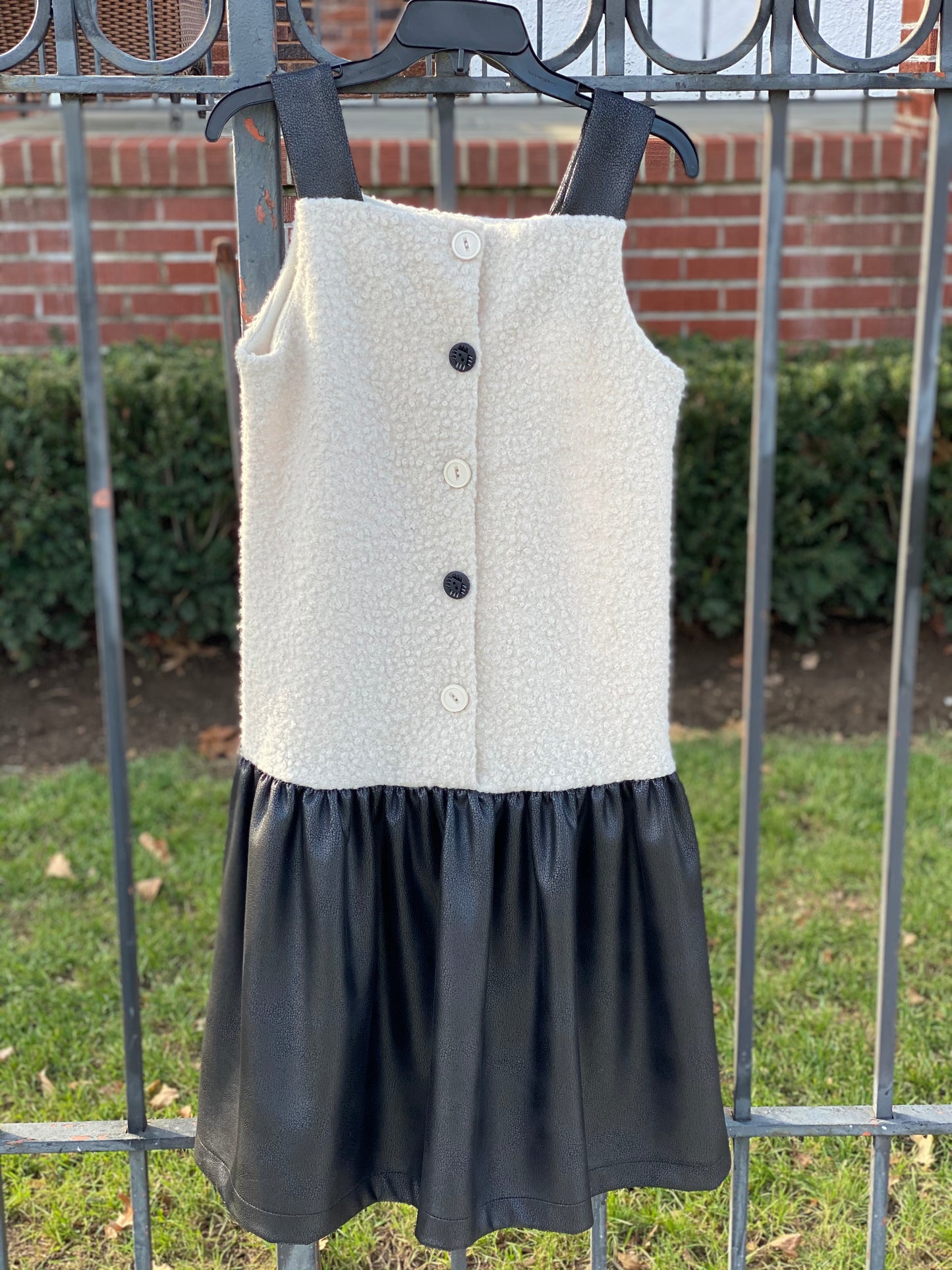 Pleather Detailed Jumper