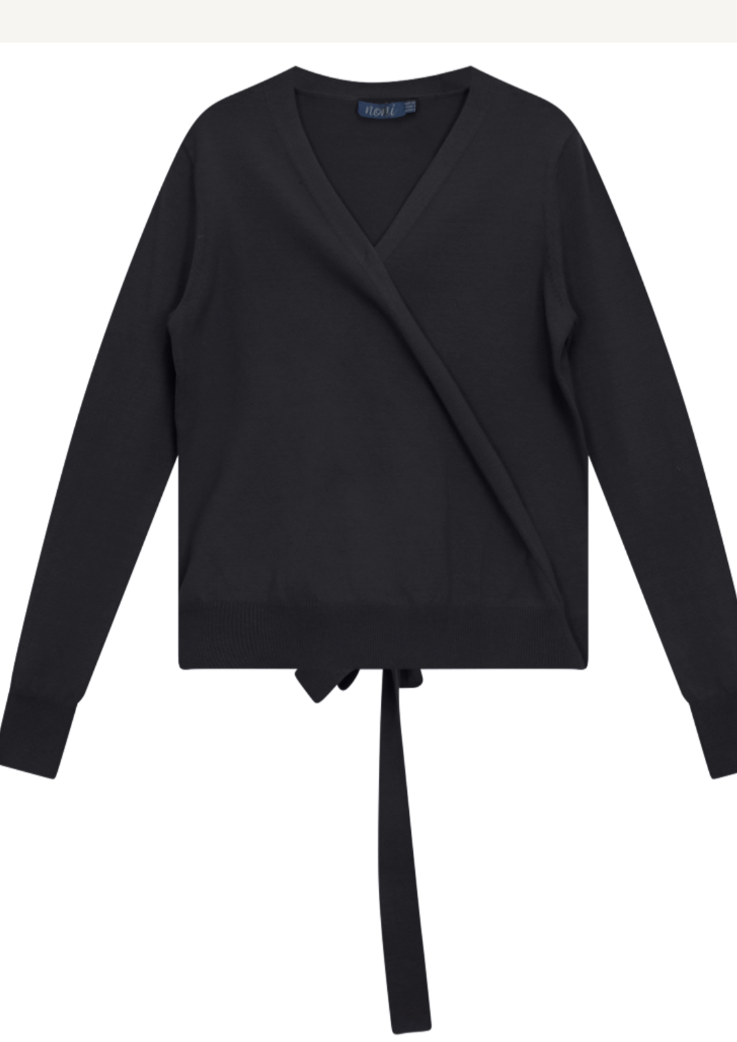 LADIES WRAP KNIT TOP