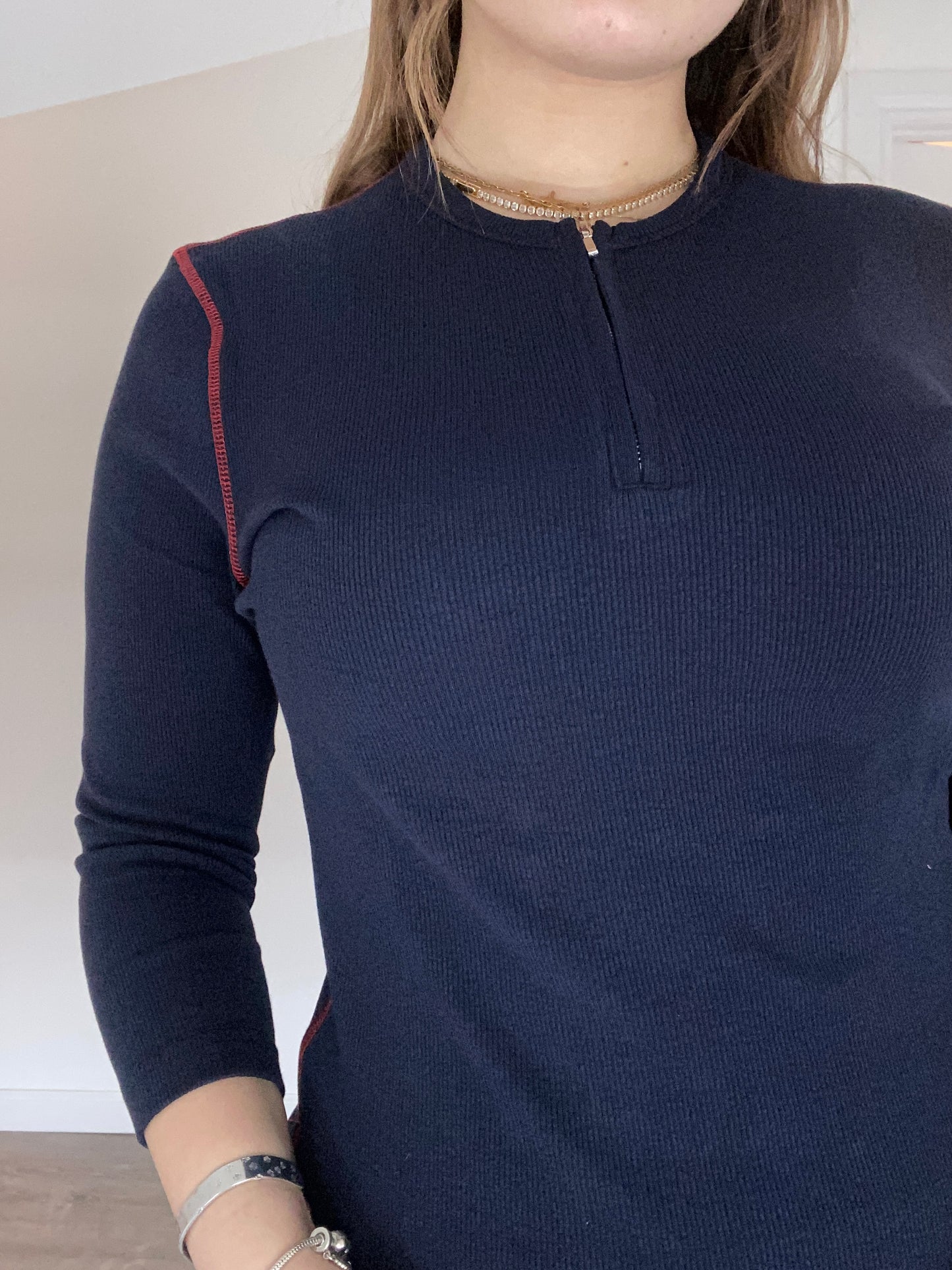 24/7 SHORT ZIPPER HENLEY