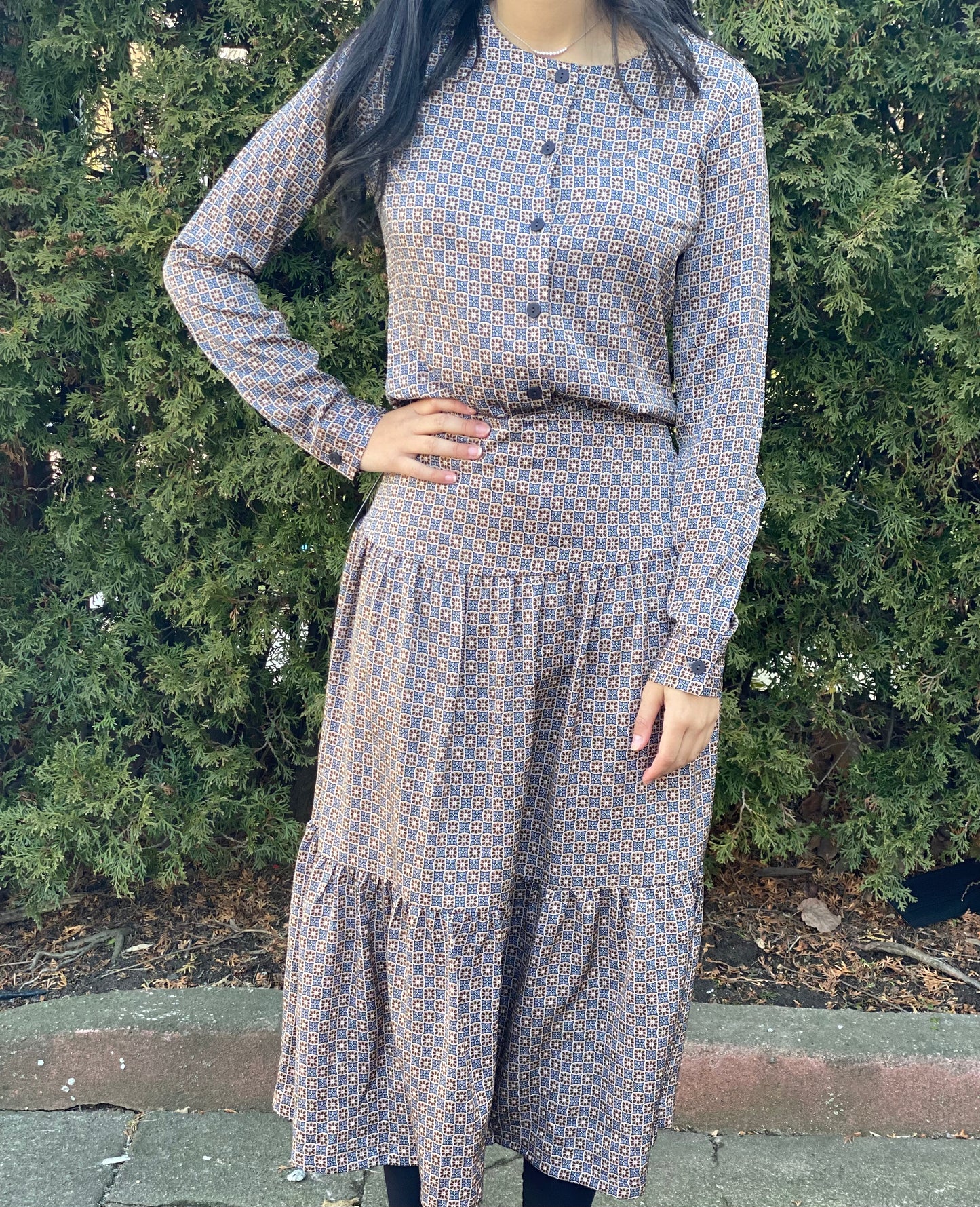 Multi Colored Blouse Set