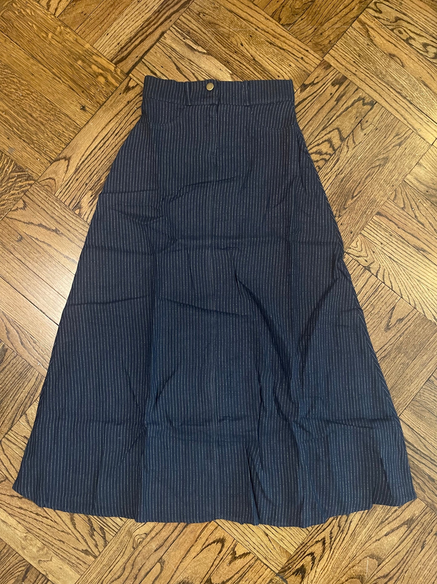 Pinstripe Maxi Skirt