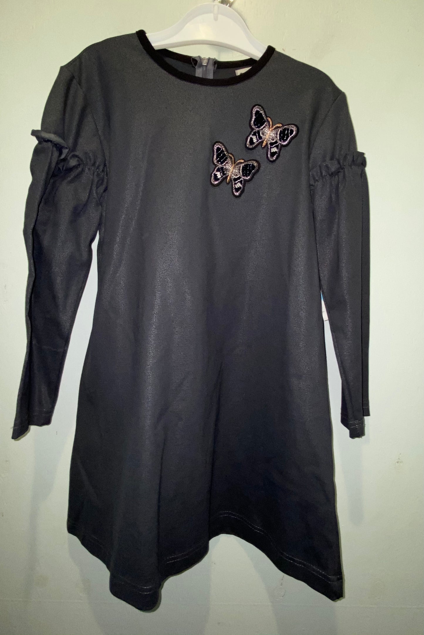 Ruffle Sleeve Butterfly Dress