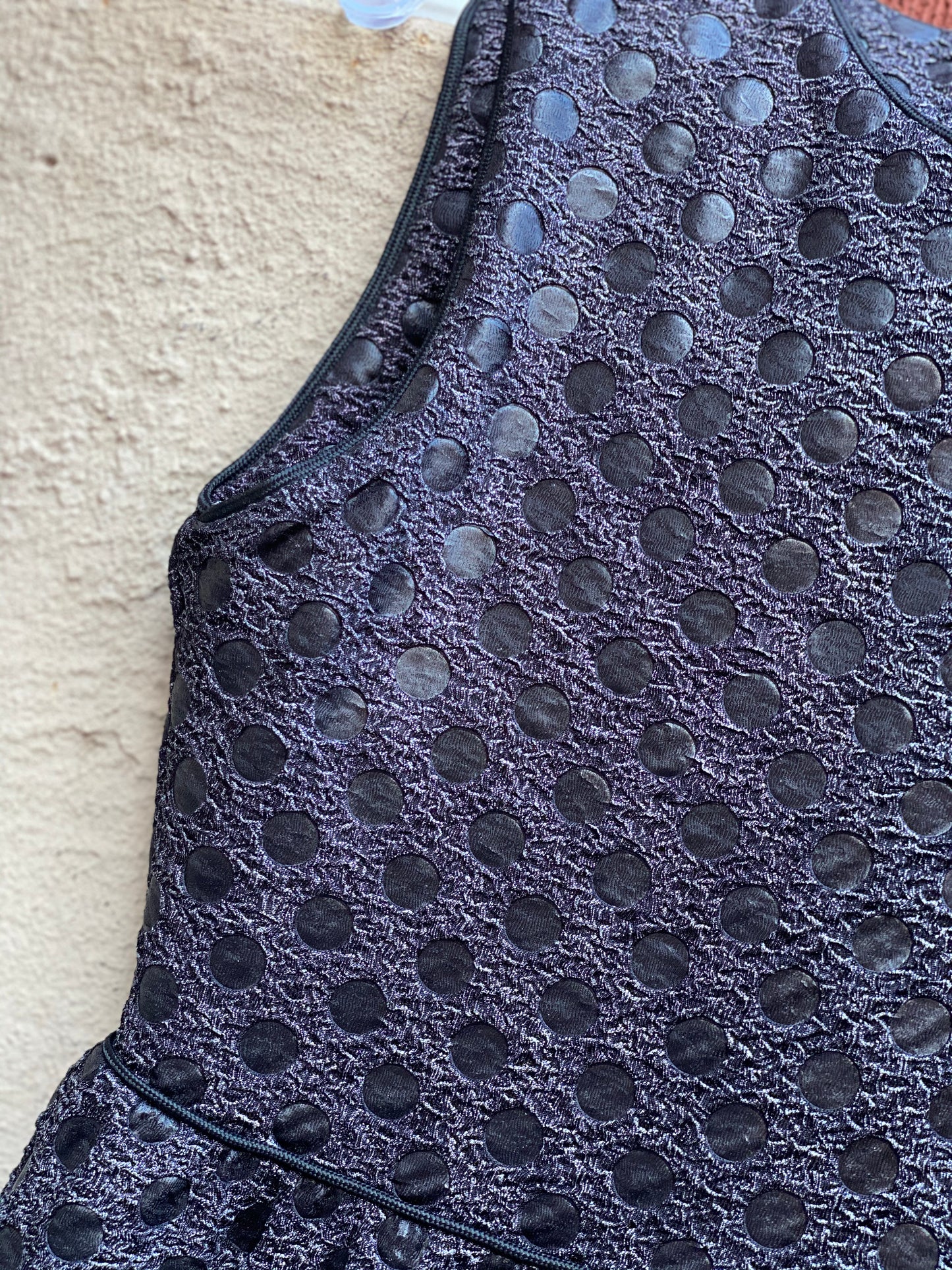 Polka-dot Tiered Jumper