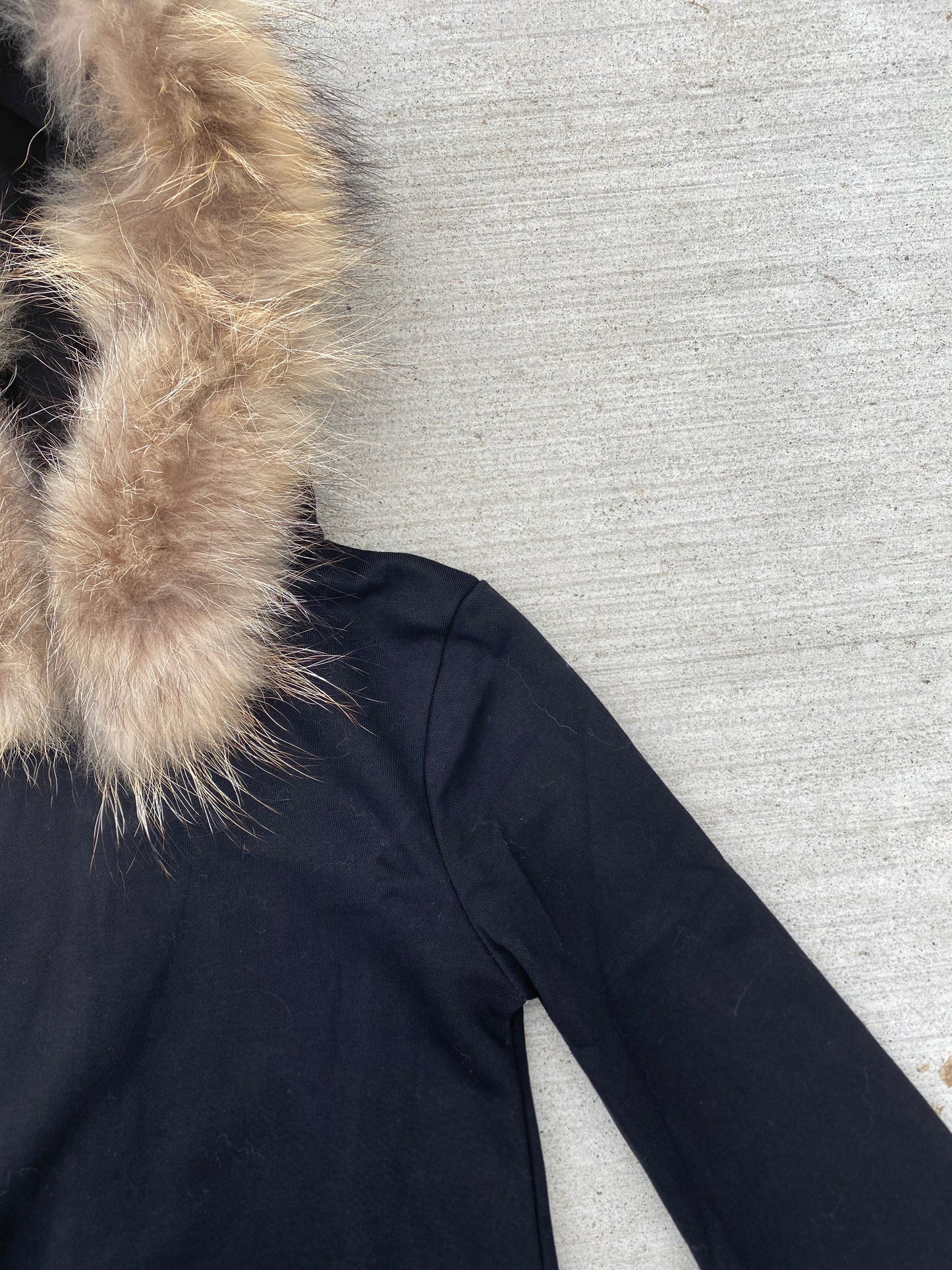 Teen London Fur Hoodie Dress