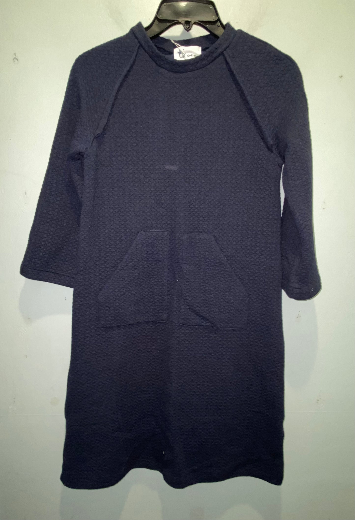 Navy Dress With Pockets