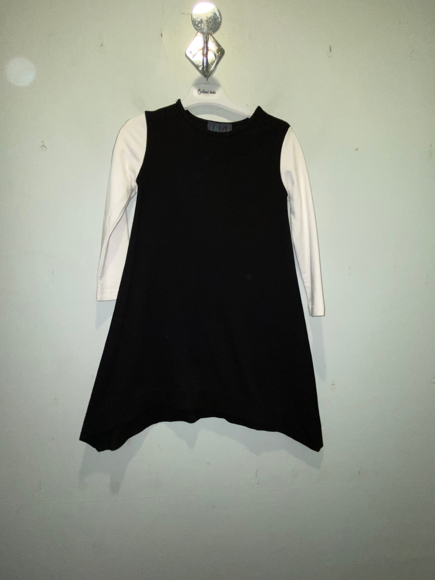 B/W Asymmetrical Dress