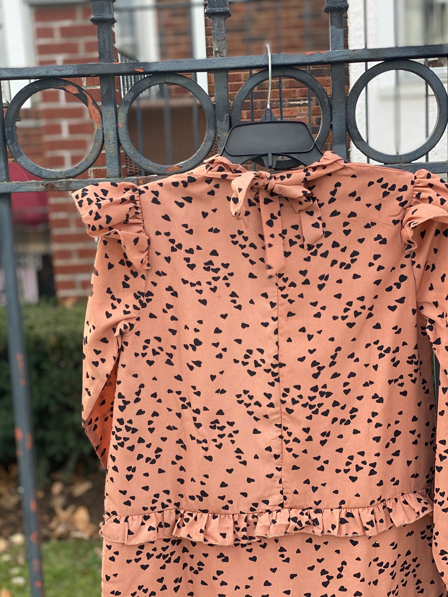 Heart Ruffle Dress