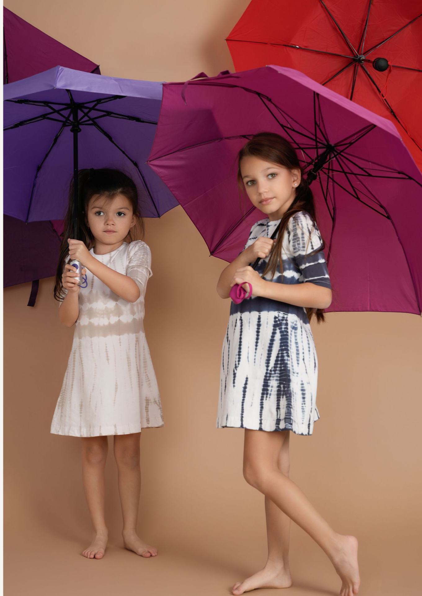 SPACE GREY GIRLS TIE DYE SET