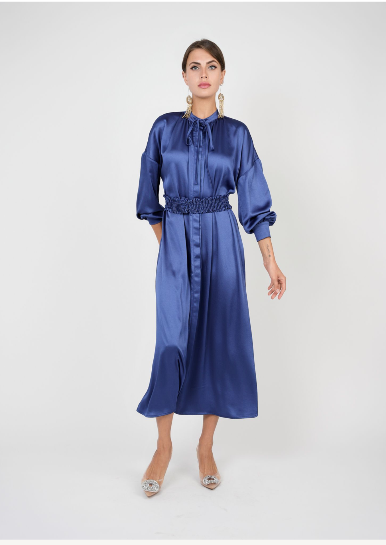 LADIES NAVY CAITLIN DRESS