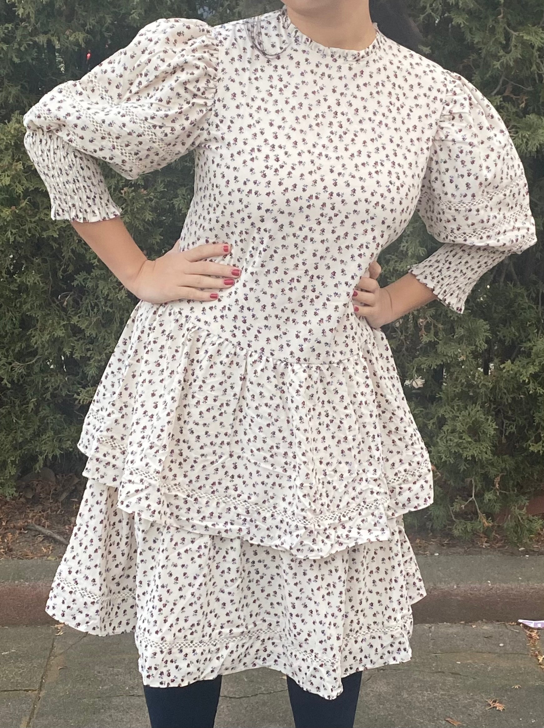 vintage layered dress Women Shimmy Layered Dress Vintage Tiered Sz 12 Women Girl Ladies Black White Polka Dot Ruffles Chiffon Dance Party Flapper Style Mid Length