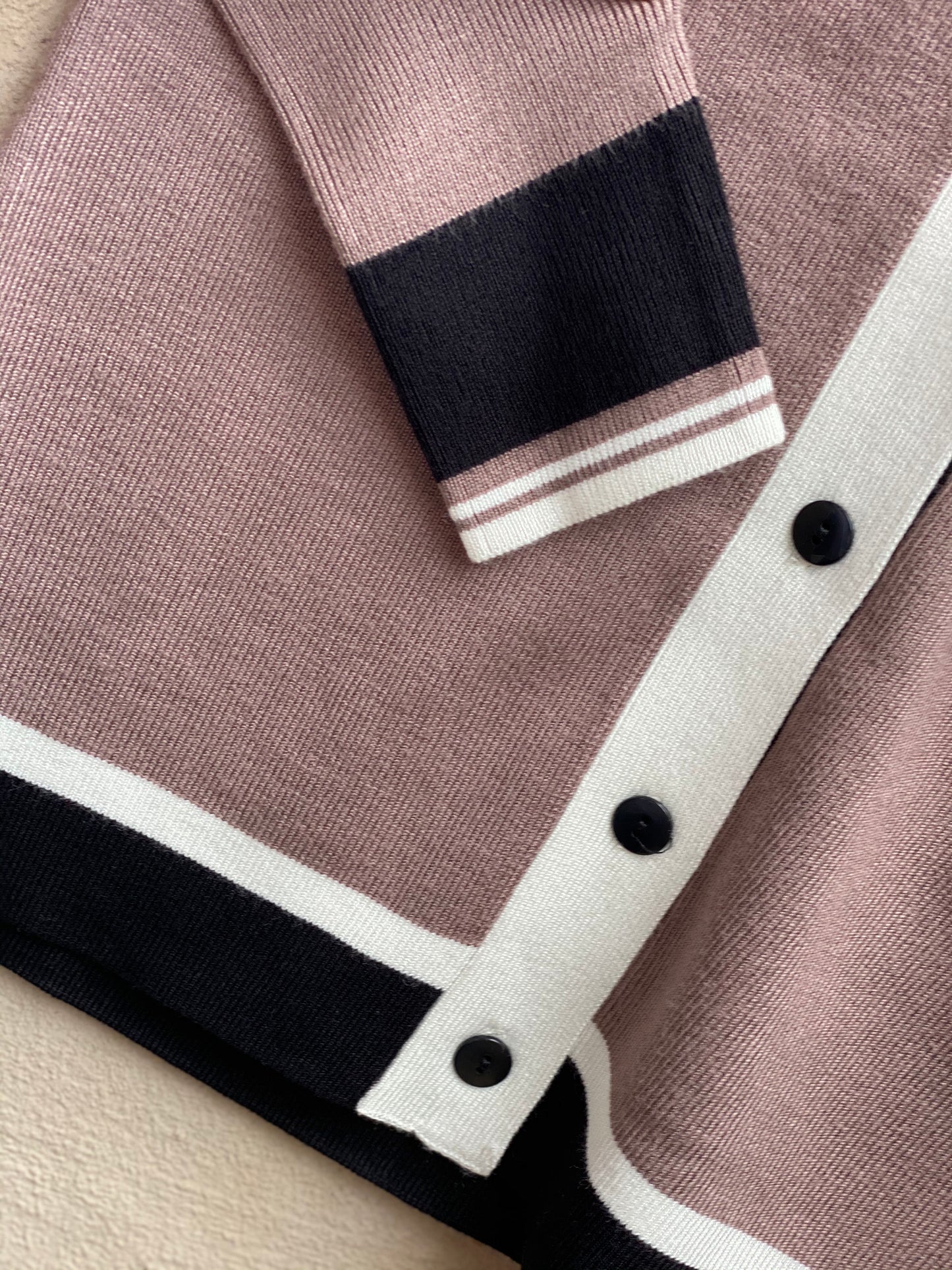 Mocha Colorblock Cardigan