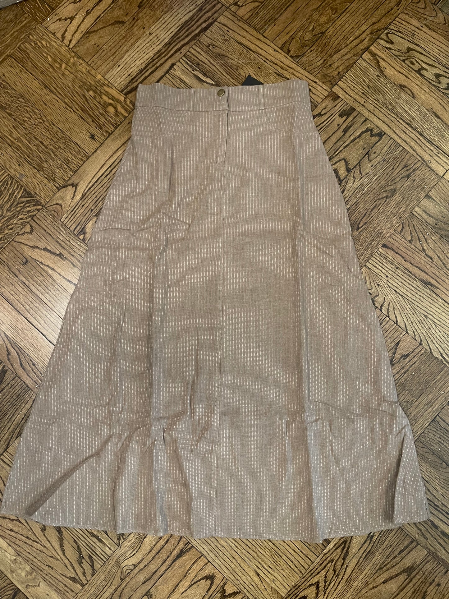 Pinstripe Maxi Skirt