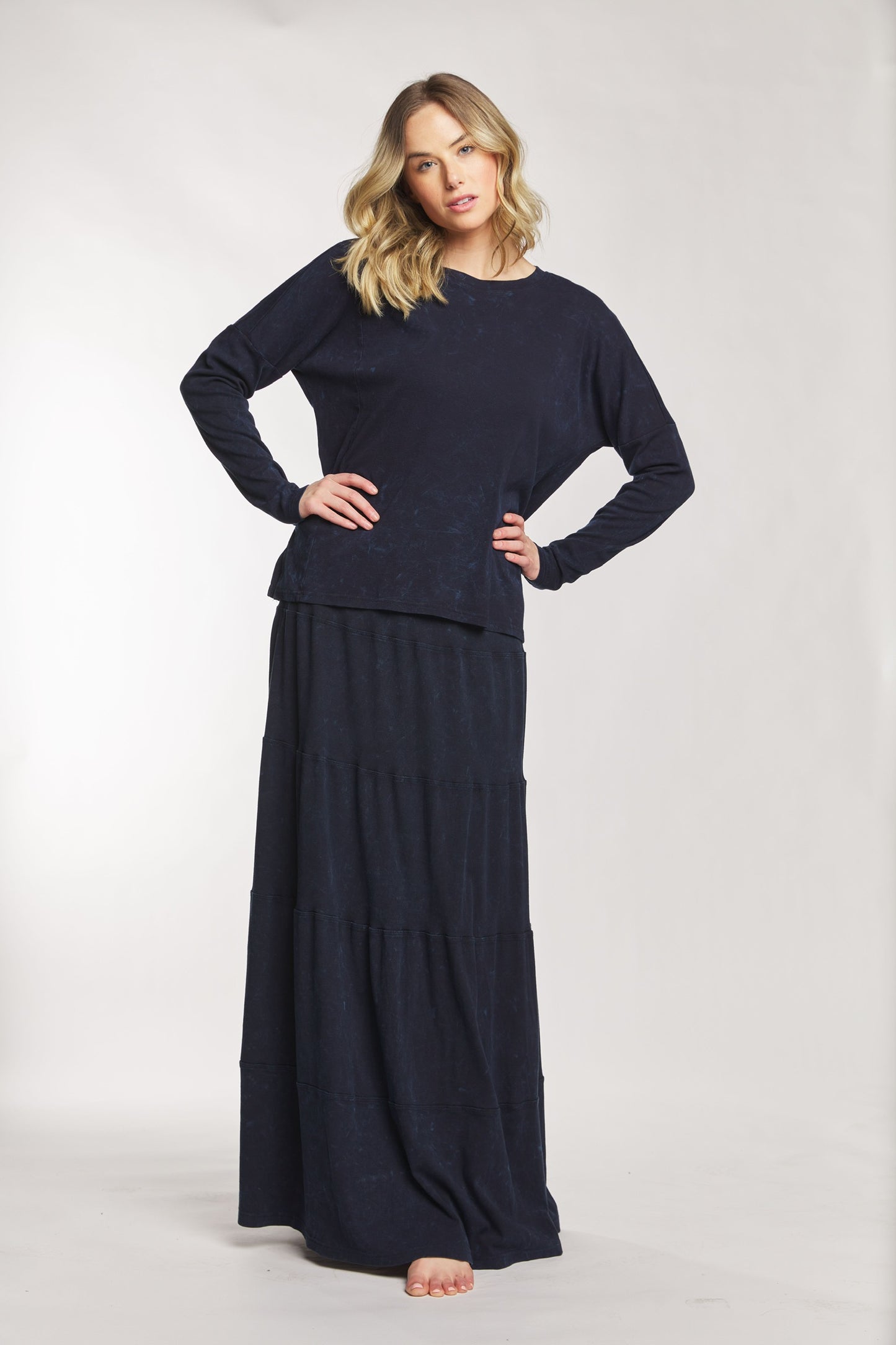 Wash Out Dolman Crew Tee