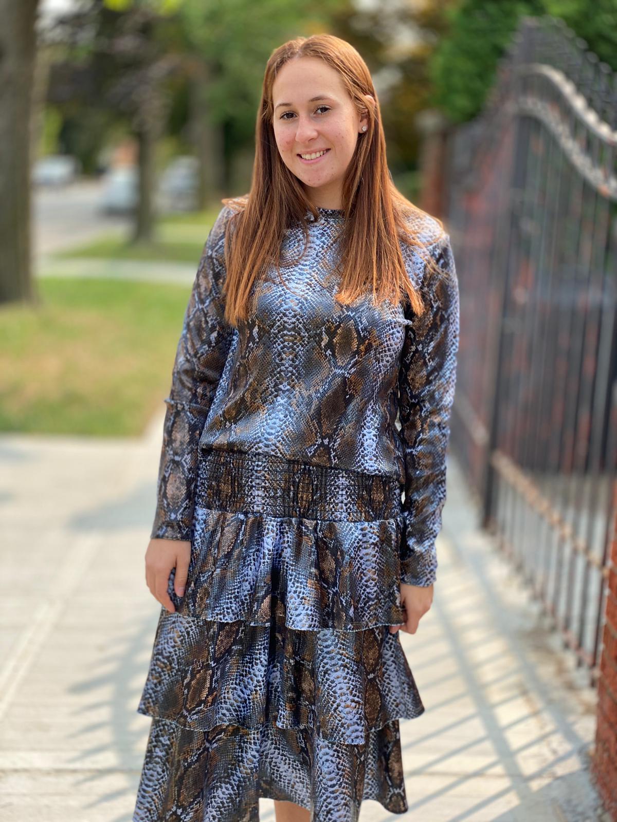 Jade Cheetah Top - Set