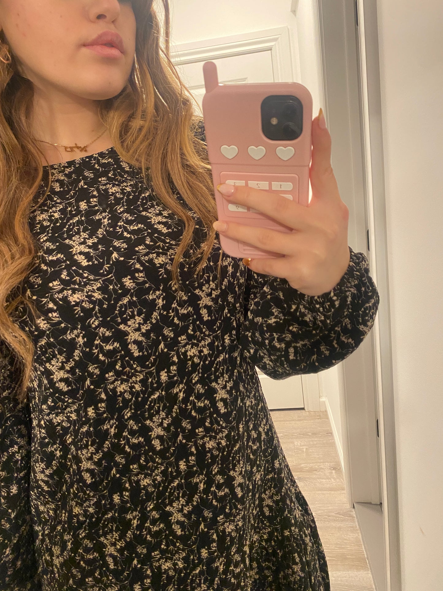 Floral High-Low Dress