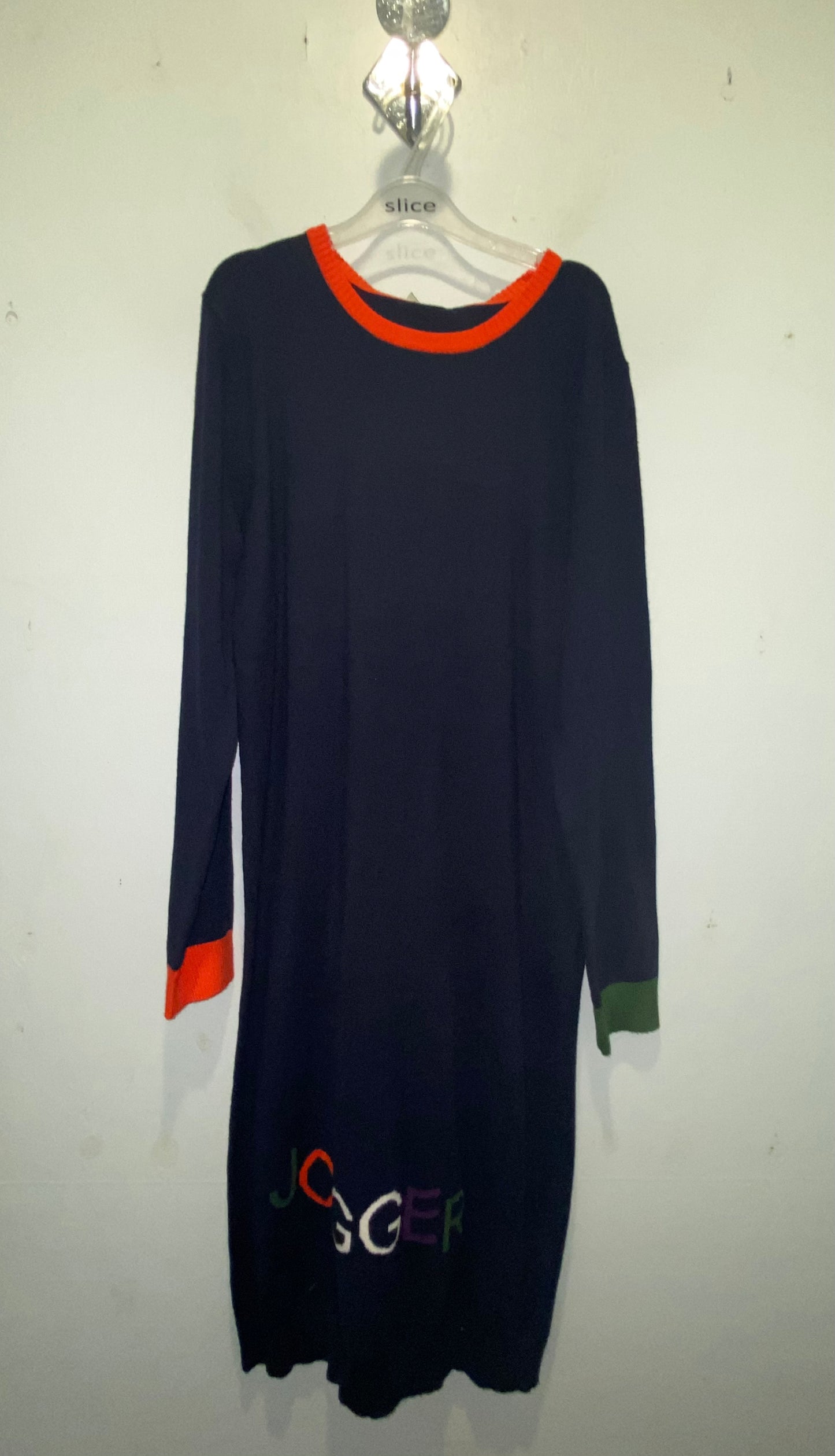 Navy Jogger Sweater Dress