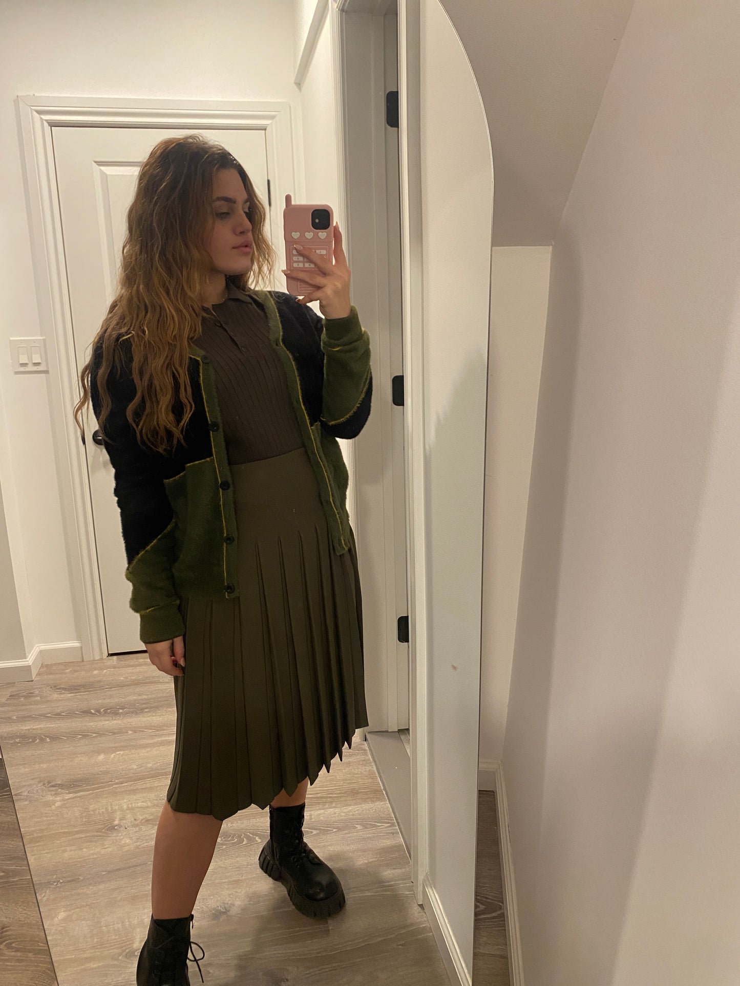 24/7 Ribbed Knit Sweater With Collar