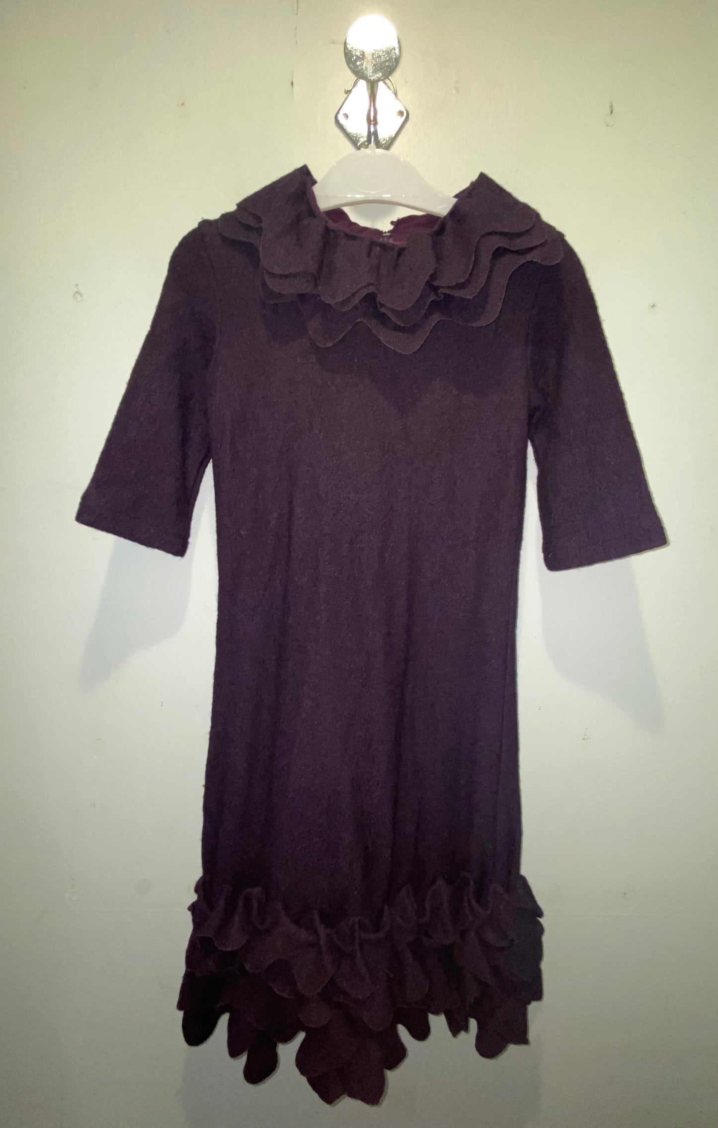 Purple Ruffled Dress