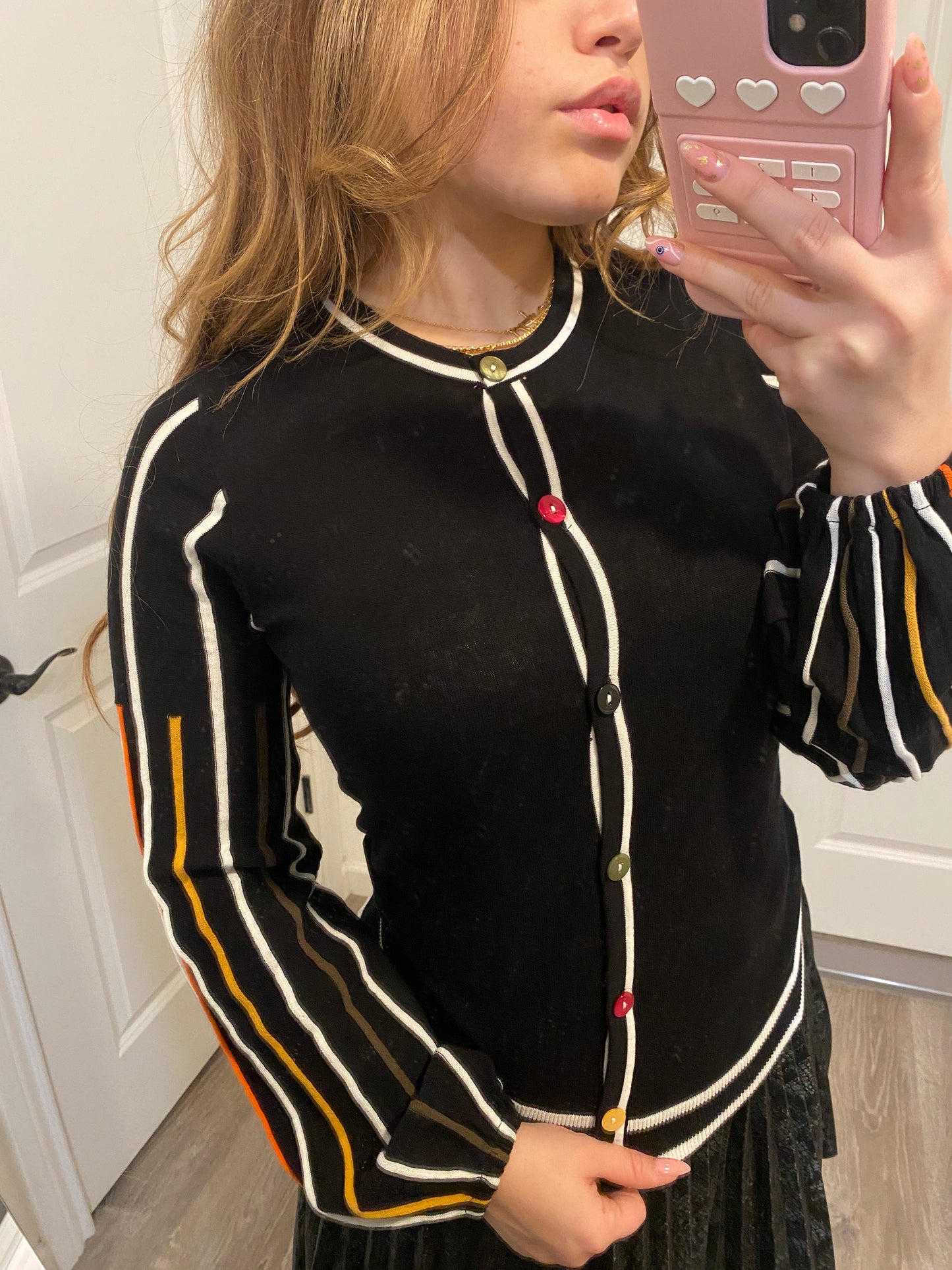 KNIT BUTTON DOWN CARDIGAN