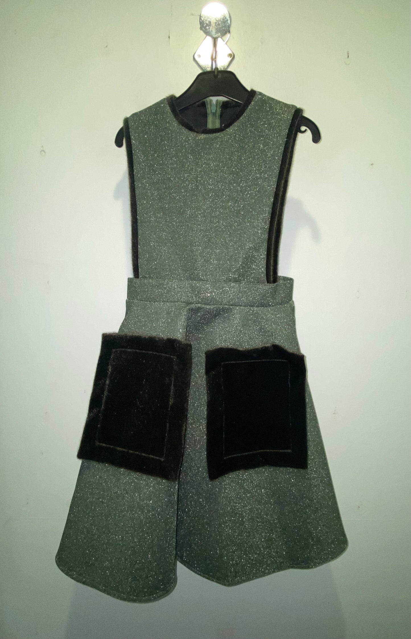 Green Metallic Dress