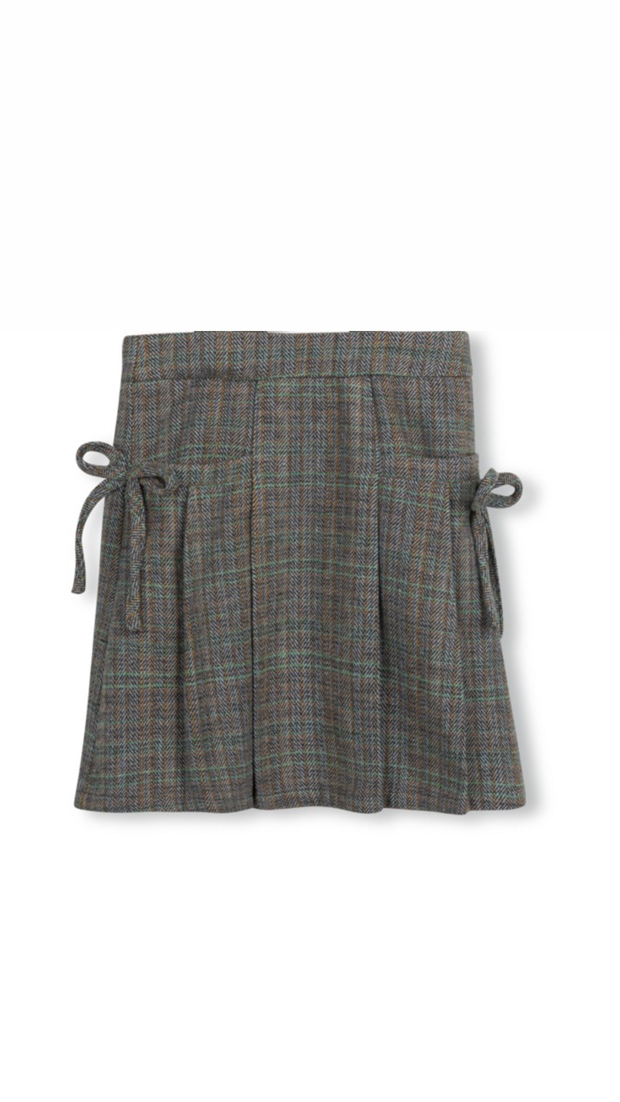 REP BOW POCKET PLEATED SKIRT
