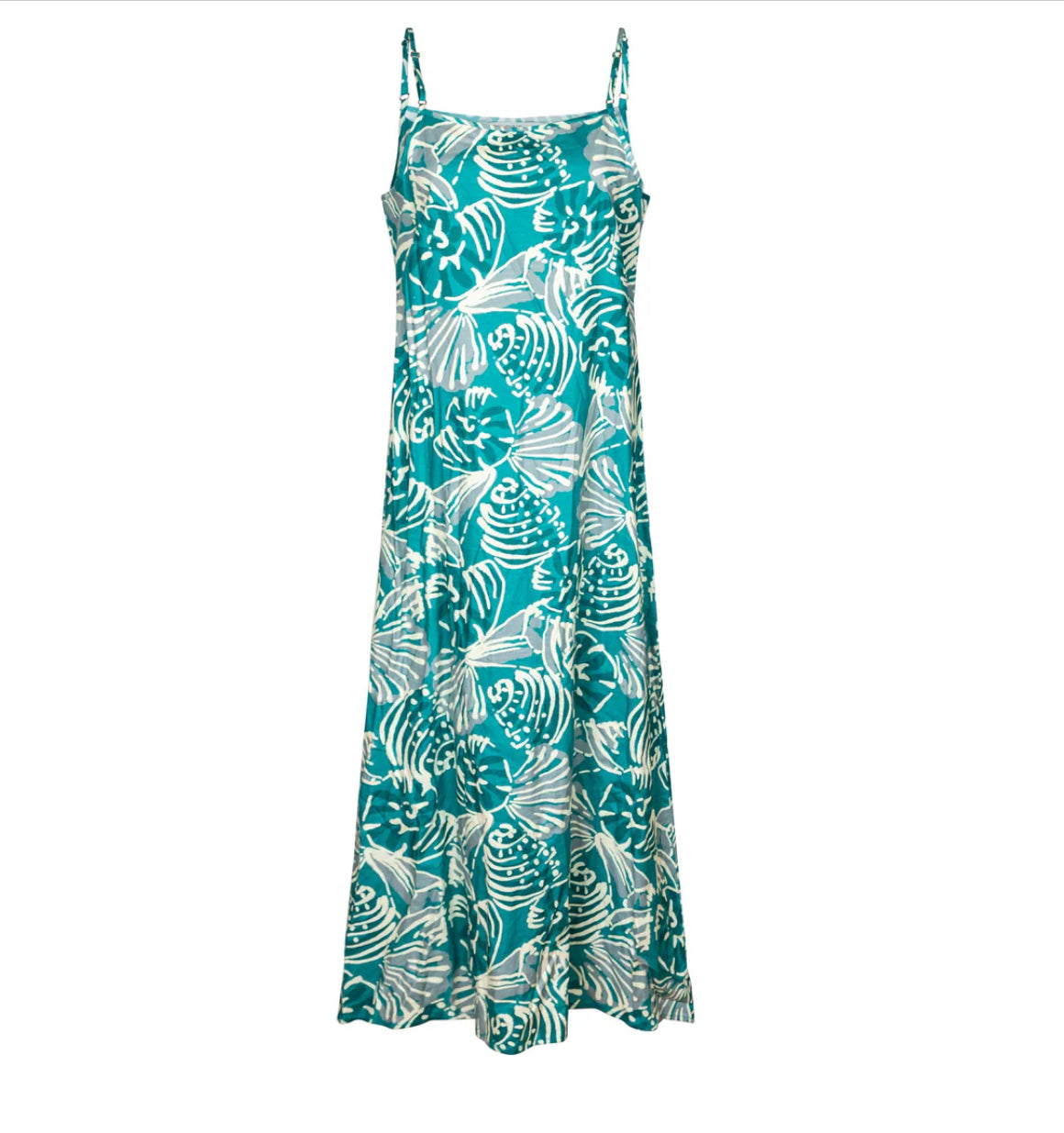 POINT LINEN A-LINE SLIP DRESS PRINTS