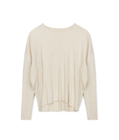 POINT LONG SLEEVE DOLMAN TOP