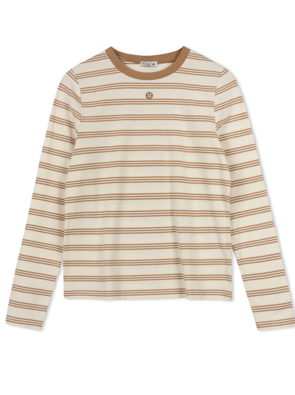 POINT STRIPE LOGO CREW