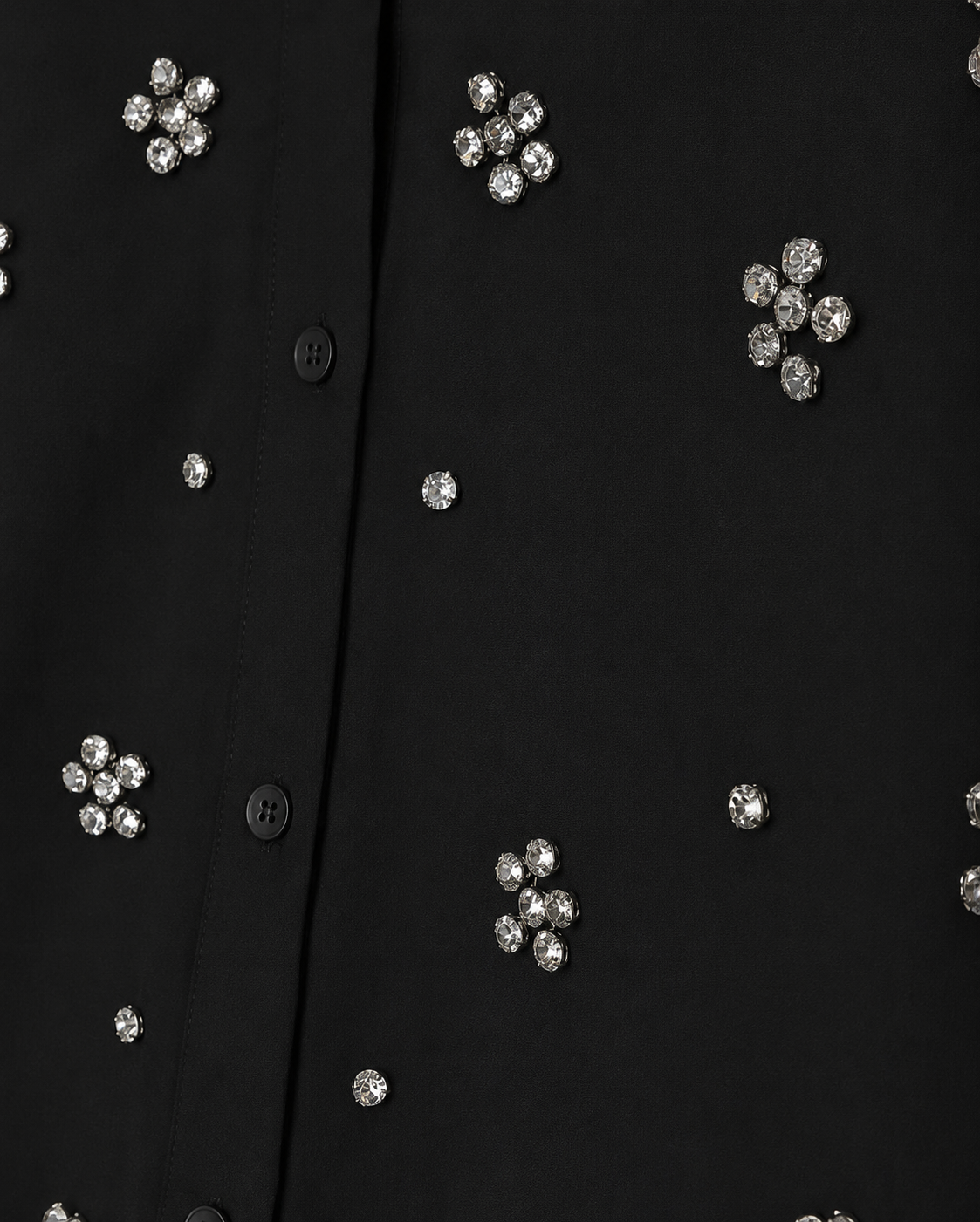 POPLIN BLOUSE WITH JEWELS