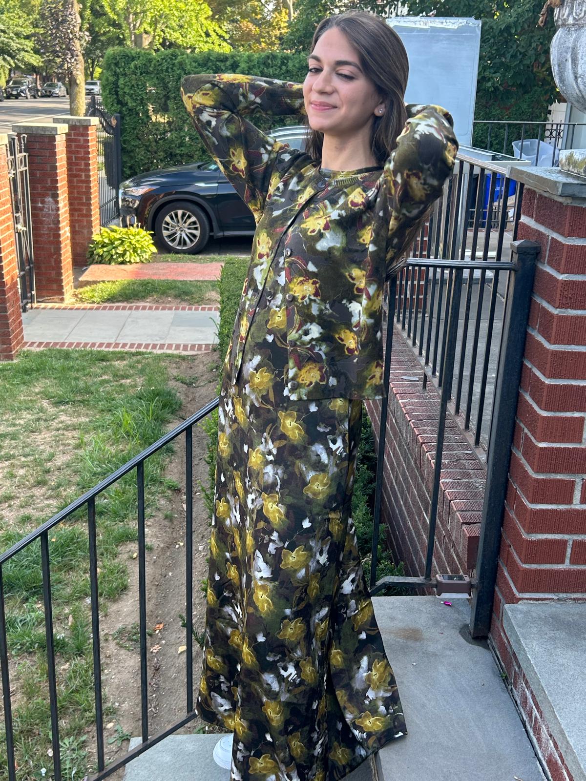 OLIVE FLORAL SET