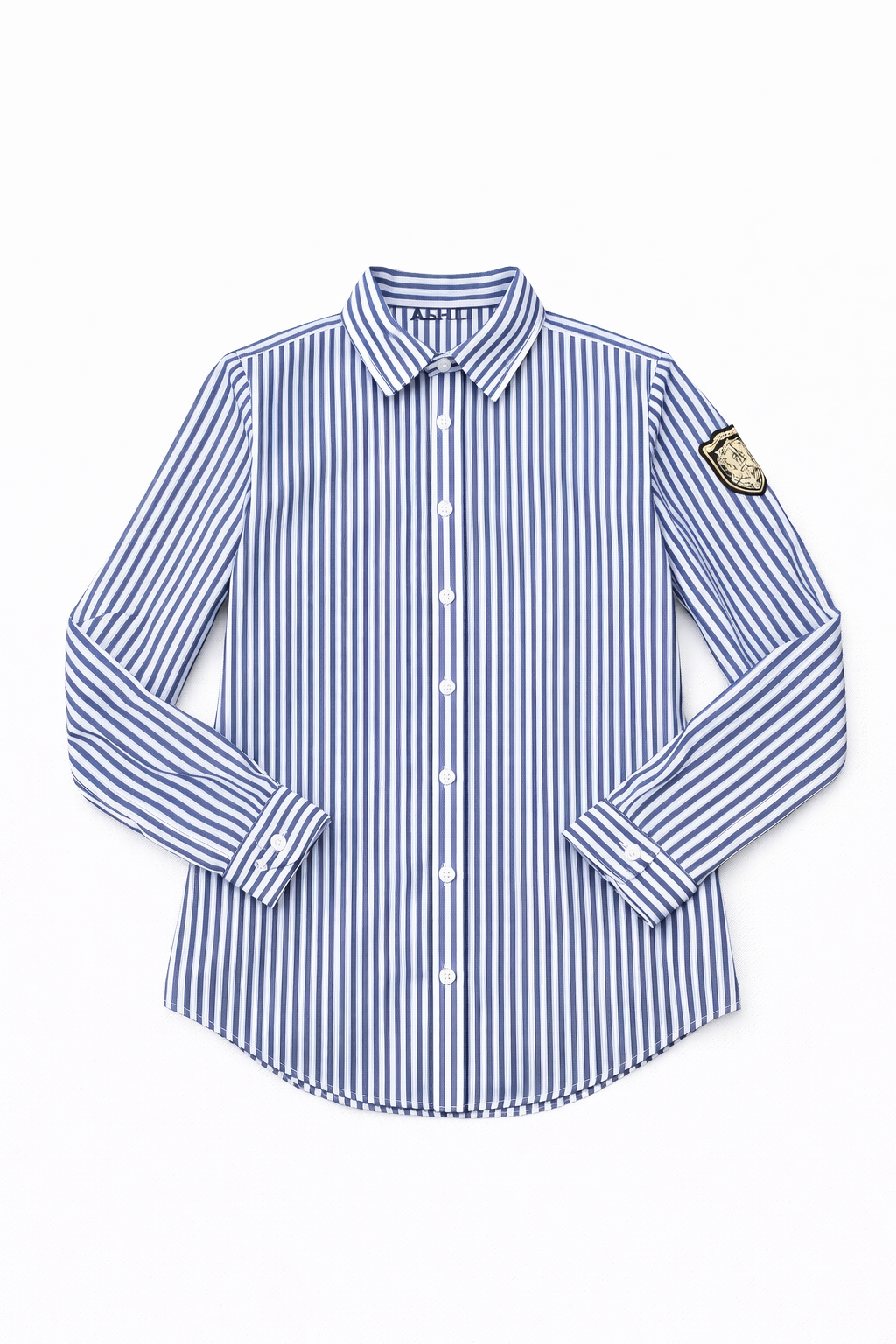 STRIPED EMBLEM SHIRT
