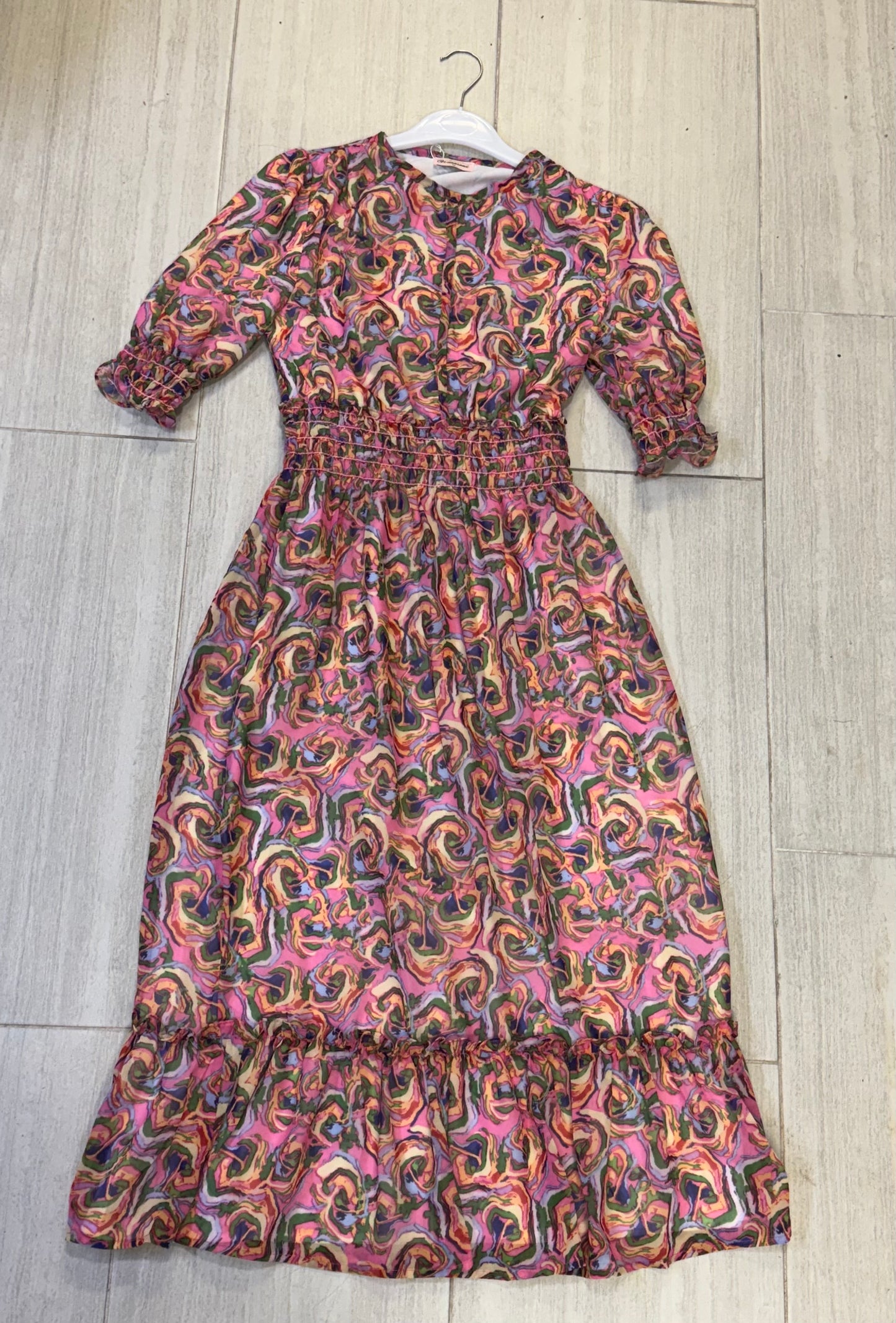 SWIRL MULTI COLOR DRESS