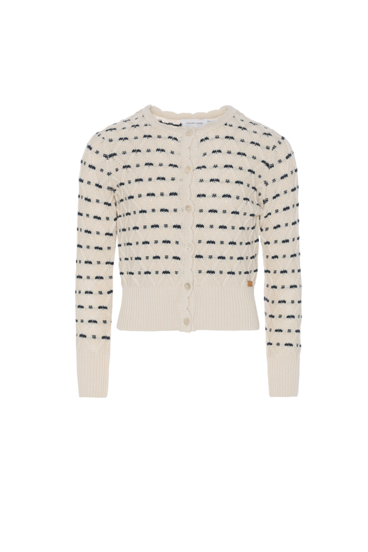 STRIPE KNIT CARDIGAN