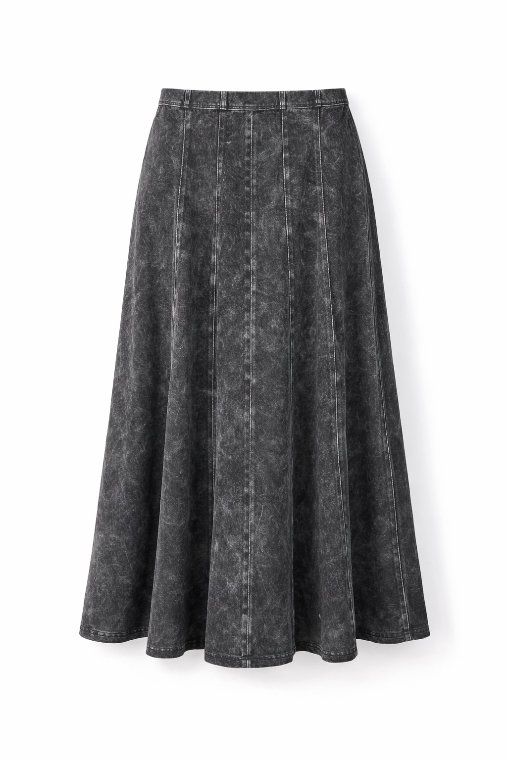 GIRLS WASHED PANELED SKIRT