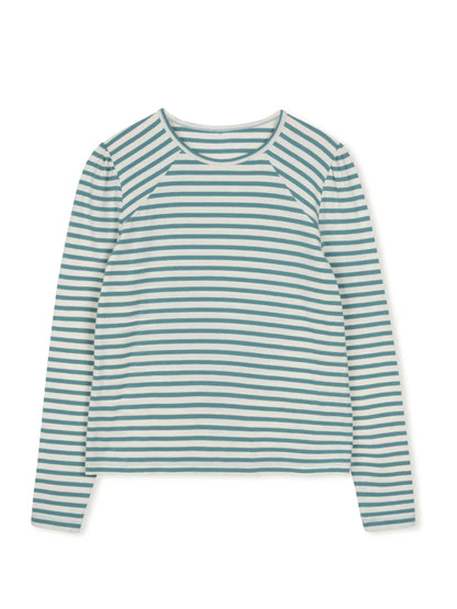 POINT PUFF SLEEVE CREW TEE