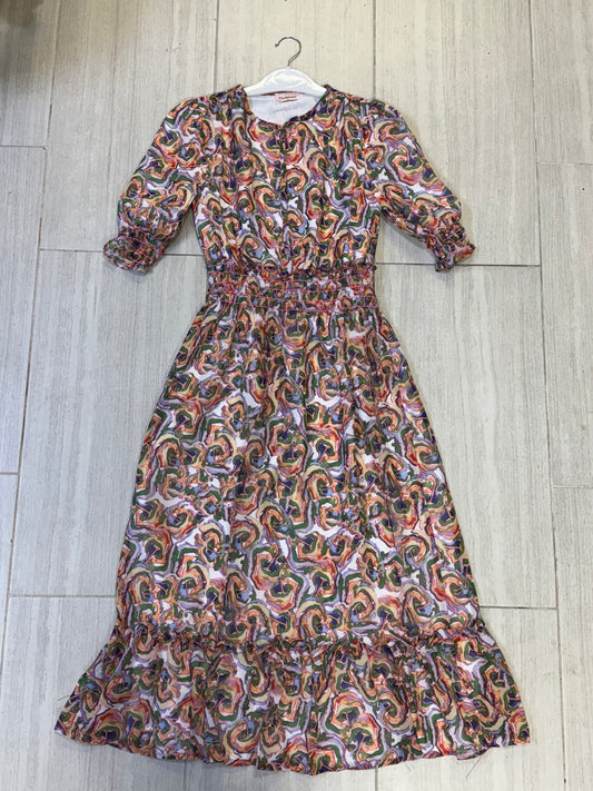 MULTI COLOR PRINT DRESS