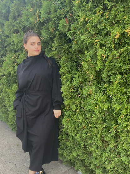 FRONT WRAP DRESS