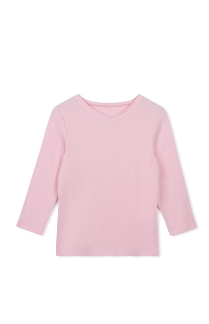 POINT 3/4 SLEEVE V-NECK