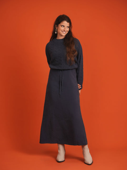 CROPPED KNIT SWEATER